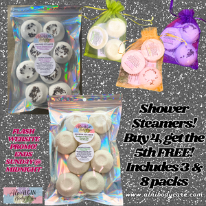 AROMATHERAPY SHOWER STEAMERS FLASH PROMO!