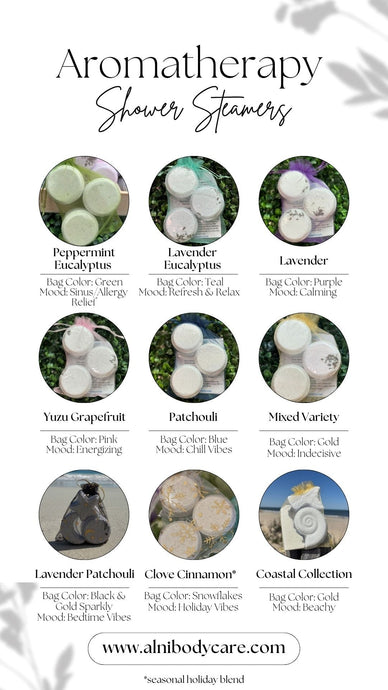 Reference Guide: Aromatherapy Shower Steamers