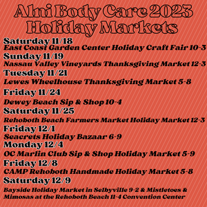 2023 Holiday Market Schedule!