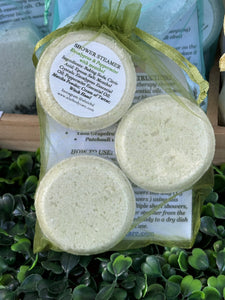 Peppermint Eucalyptus "Sinus/Allergy Relief" Aromatherapy Shower Steamers with Menthol 3-Pack