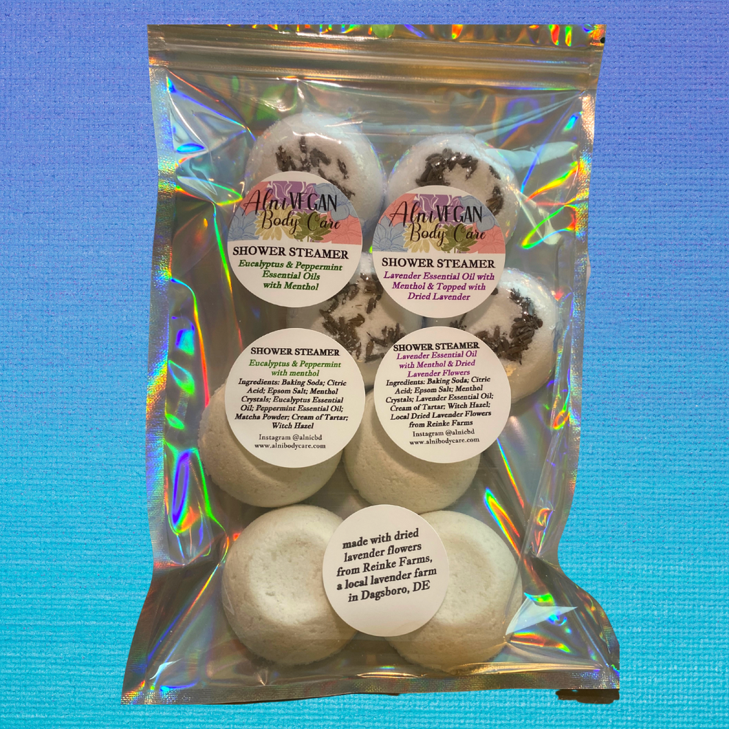 Aromatherapy Shower Steamers Lavender Menthol Shower Bombs