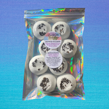 Lavender Menthol Shower Steamers with Dried Lavender Flowers