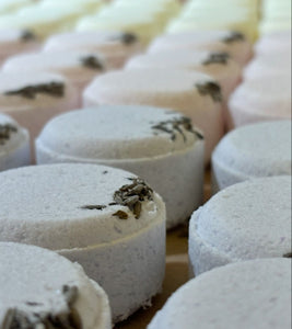 6-Pack Shower Steamer Variety Mix: 2x Lavender Eucalyptus; 2x Patchouli; 2x Yuzu Grapefruit Citrus