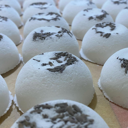 *NEW* Lavender Menthol Shower Steamers with Dried Lavender Flowers