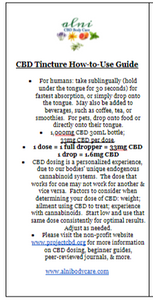 Unflavored Vegan CBD Tincture - CBD  Oil - 1,000mg CBD 30mL Bottle