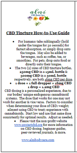 Unflavored Vegan CBD Tincture - CBD Oil - 500mg CBD 30mL Bottle