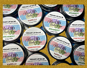 Vegan CBD Lip Balm with Carrot Seed & Sunflower Seed Oils