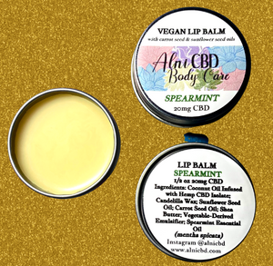 Vegan CBD Lip Balm with Carrot Seed & Sunflower Seed Oils