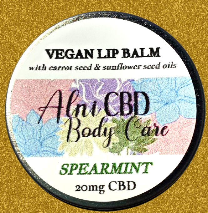 Vegan CBD Lip Balm with Carrot Seed & Sunflower Seed Oils